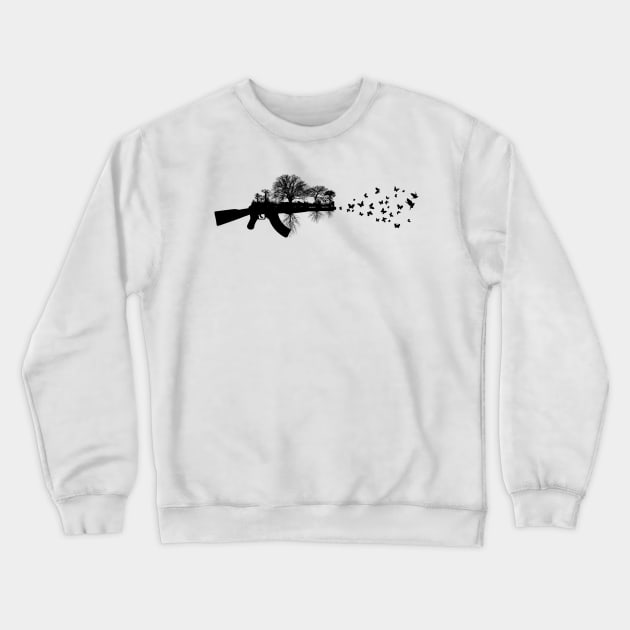 Swords to Ploughshares Crewneck Sweatshirt by wanungara